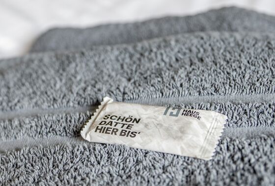 Schokolade auf dem Kopfkissen